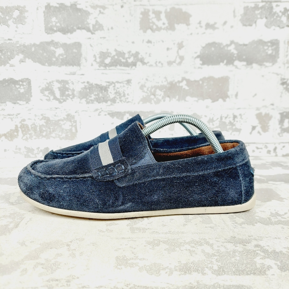 Jasper Jr Moc Toe Drop Tassel Navy Dress Shoes T367